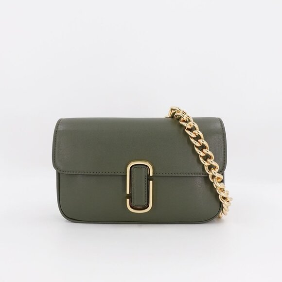 Marc Jacobs Women's The J Marc Crossbody Shoulder Bag Khaki Green OS - Picture 1 of 16